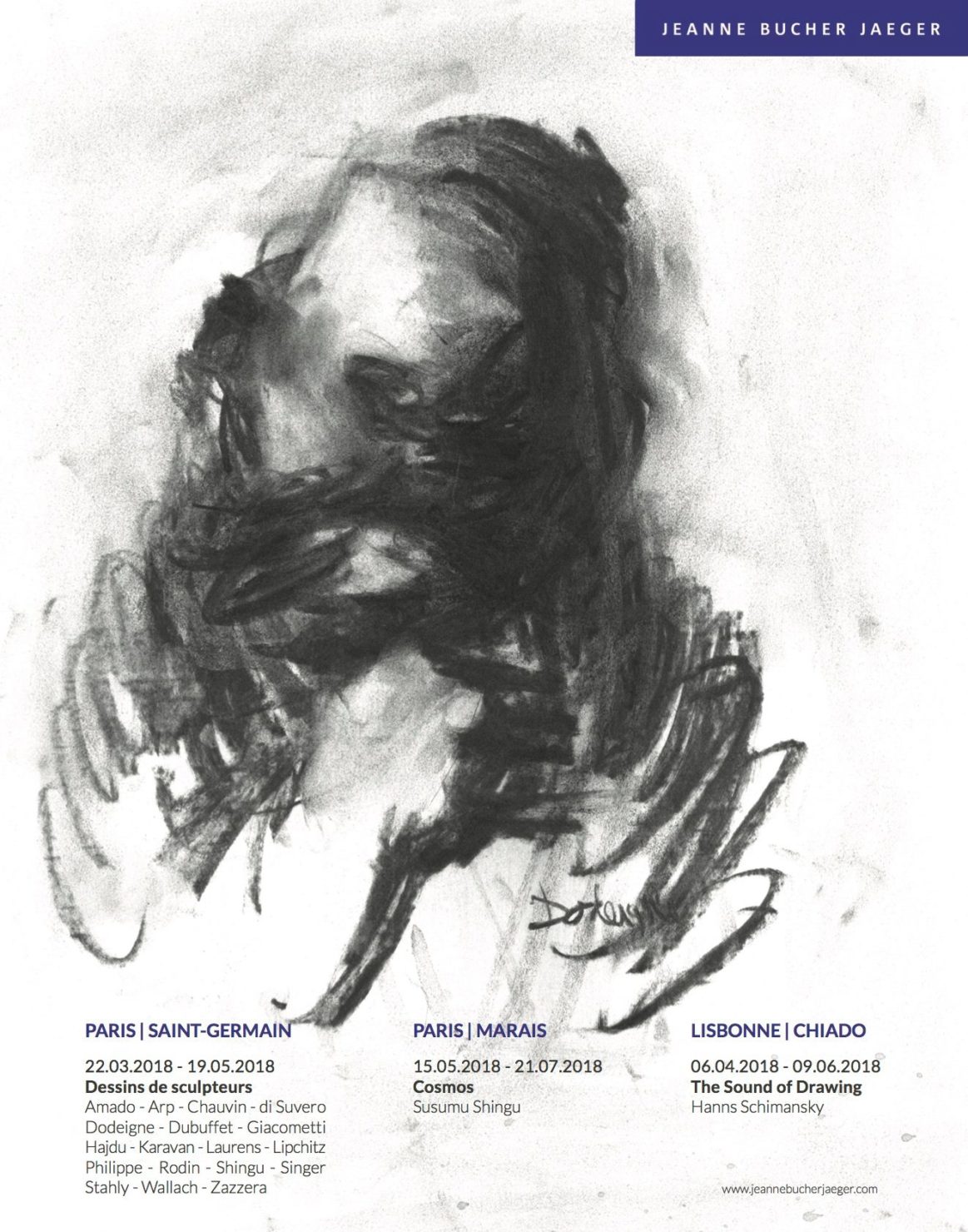 23.03.2018 – 19.05.2018 | Dessins de sculpteurs – GALERIE JEANNE BUCHER JAEGER | Paris